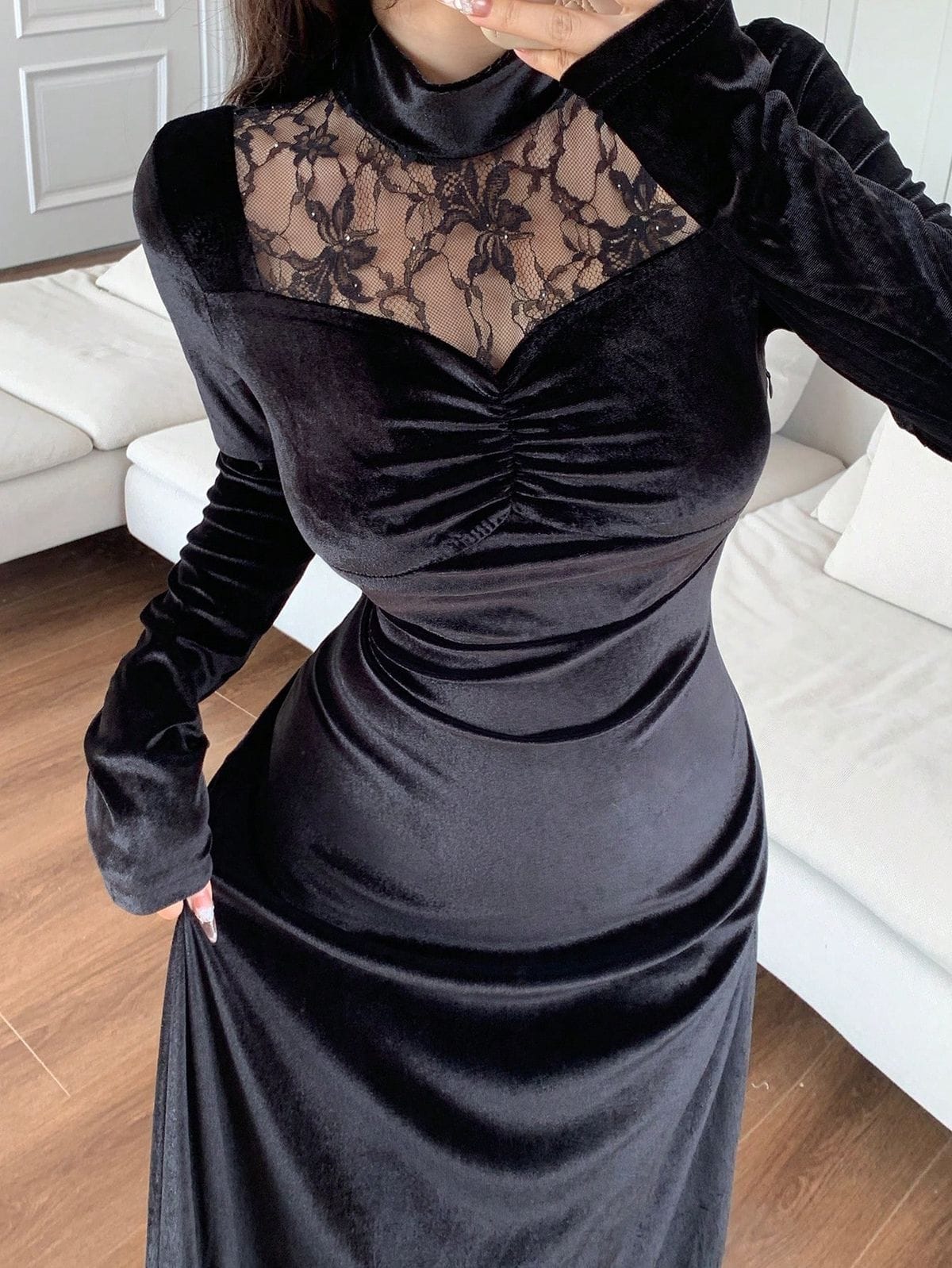 Rochie Catifea Visiean